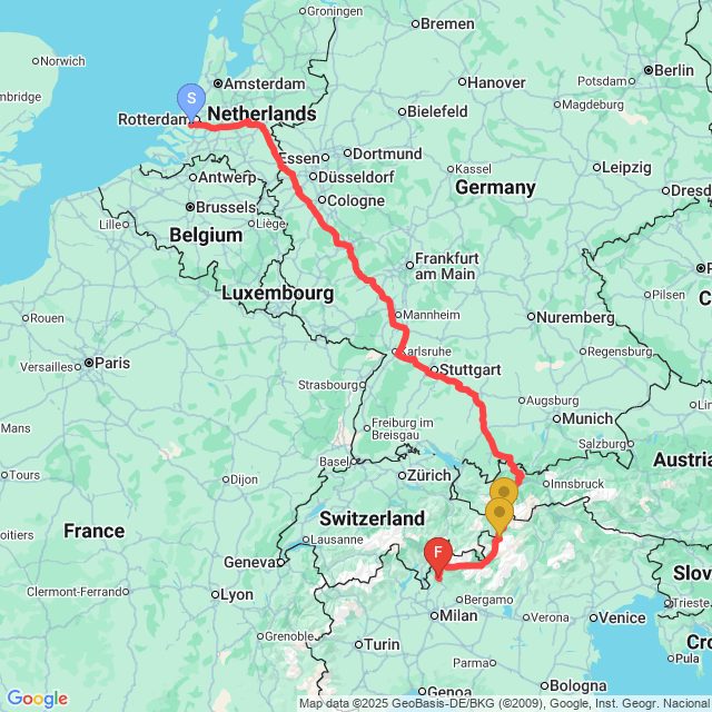 Route Dag 1