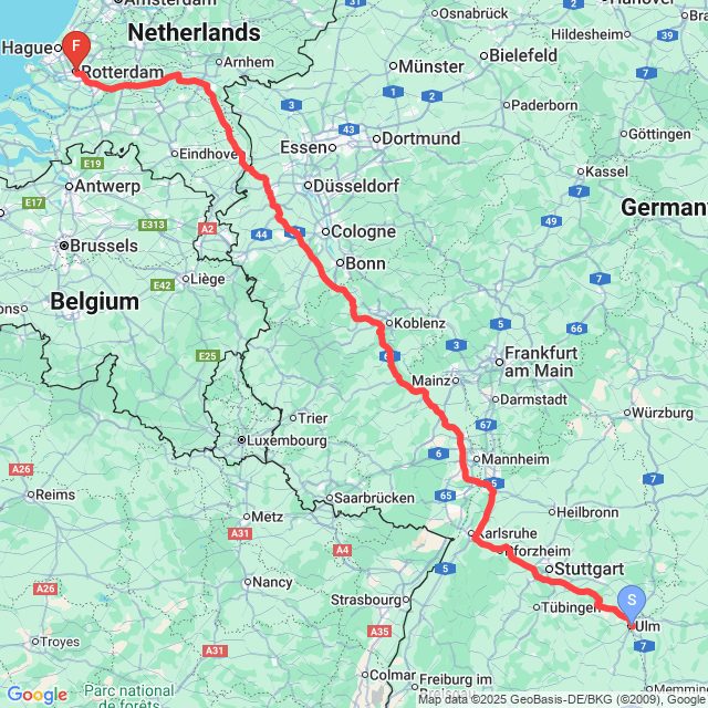 Route Dag 18